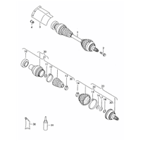 ПРИВОДНОЙ ВАЛ (407-45)